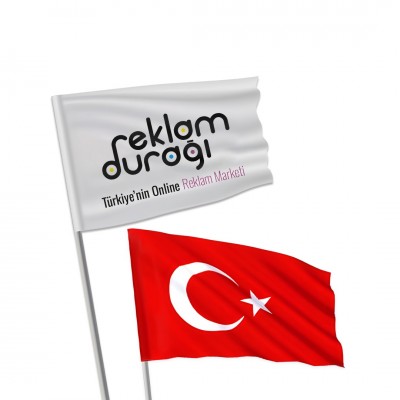 Sopalı Sallama Bayrak ( 20x30cm)