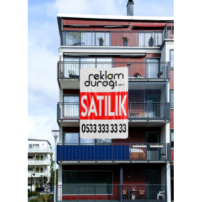 440 Gr. Avrupa Vinil Branda Emlak Afişi