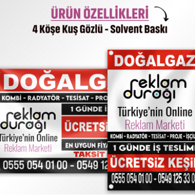 50x70 Doğalgaz Afişi