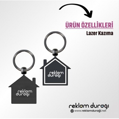 Laçin Metal Anahtarlık