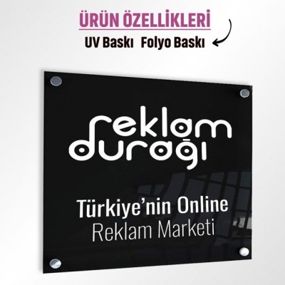 Pleksi Kapı Tabelası
