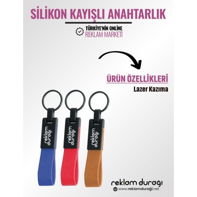 Slikon Kayışlı Anahtarlık