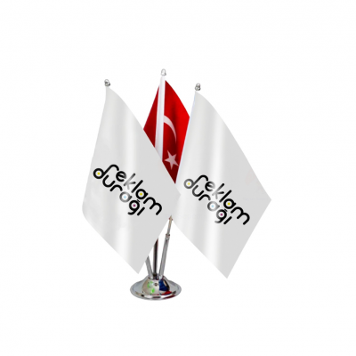 Üçlü Masa Bayrağı Takımı